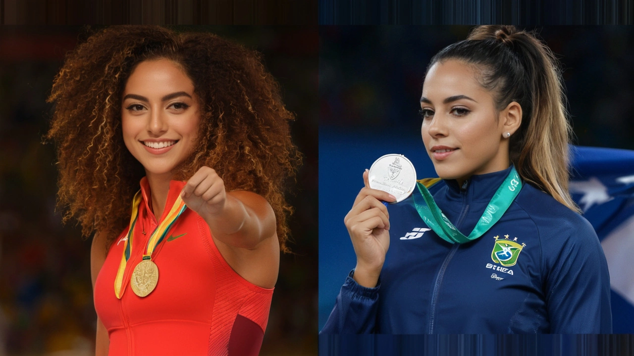 Dandara Mariana e Rebeca Andrade Lideram as Esperanças de Medalha do Brasil nos Jogos Olímpicos 2024