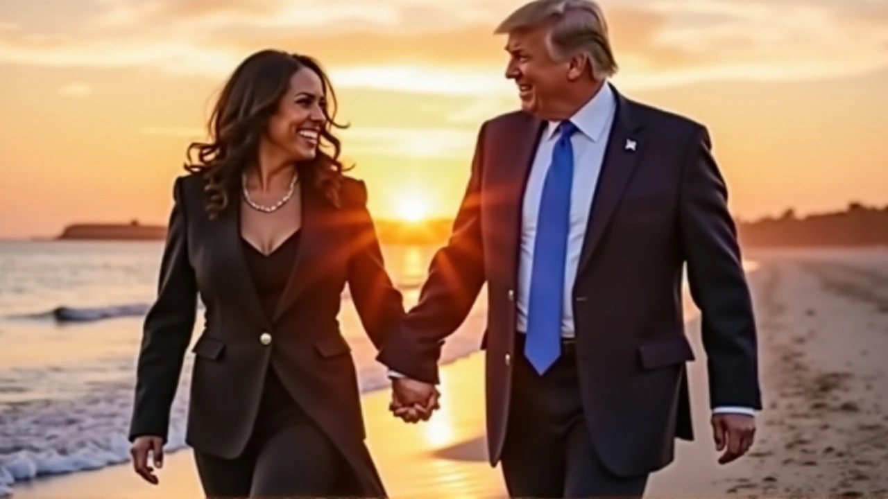 Vídeo Polêmico de IA Une Donald Trump e Kamala Harris em Cenário Improvável