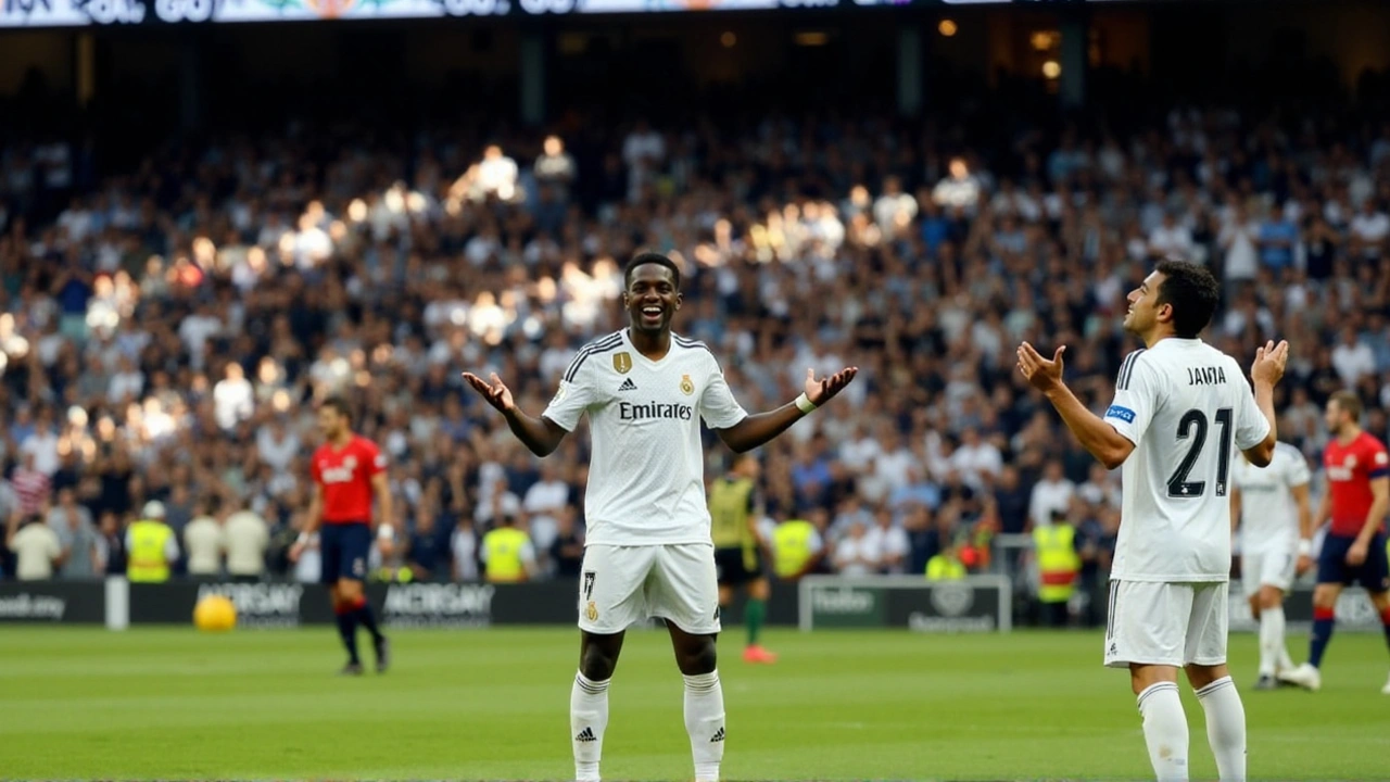 Vinicius Júnior Brilha e Real Madrid Vence Osasuna com Goleada