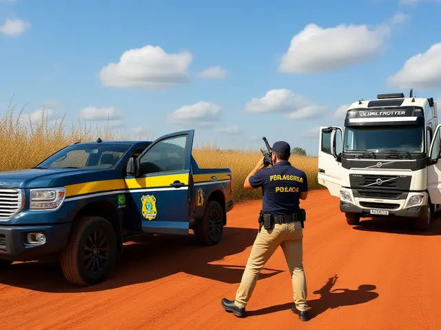 PRF recupera carreta roubada após perseguição de 35km na BR-365 em MG